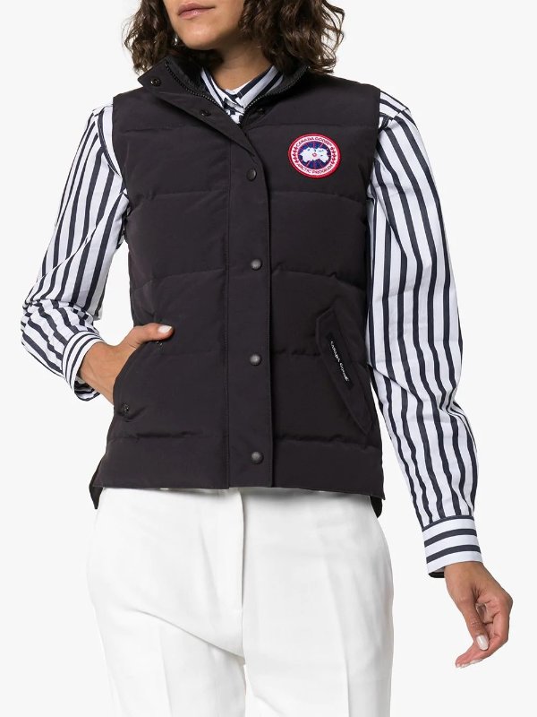 Freestyle quilted gilet