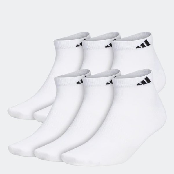 Men's adidas Superlite Low-Cut Socks 6 Pairs