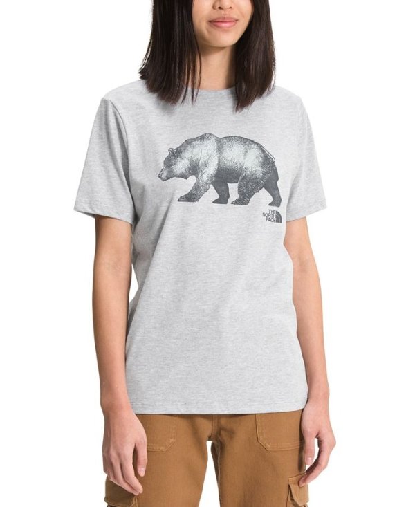Women's Bear-Graphic T-Shirt