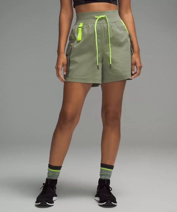 Multi-Pocket Cargo High-Rise Hiking Short 5" | Women's Shorts | lululemon