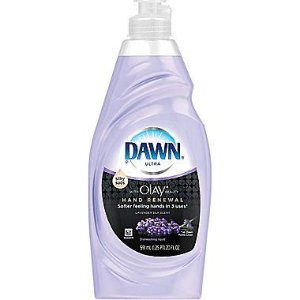 Dawn Ultra + Hand Renewal Dishwashing Liquid with Olay Beauty , Lavender Silk, 20 oz.