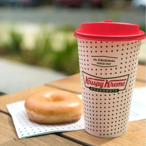 限今天：Krispy Kreme 会员限时活动 醇香浓郁 冰饮、热饮可选