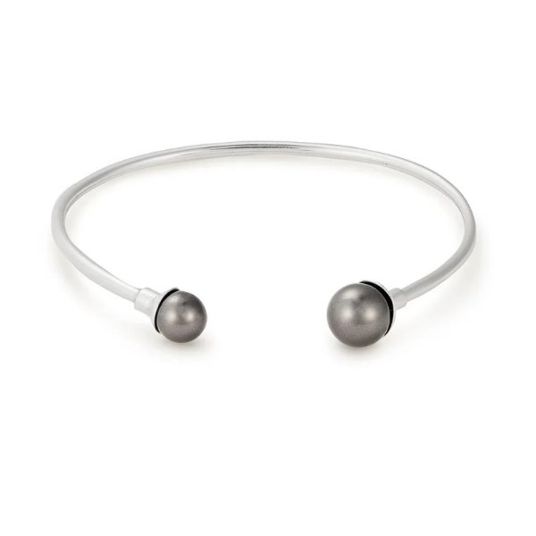 Sea Sultry Pearl Cuff Bracelet, Sterling Silver | ALEX AND ANI