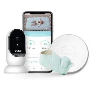 Owlet 智能 Sock 2 婴幼儿监视器系统 可追踪婴幼儿心率和氧气水平