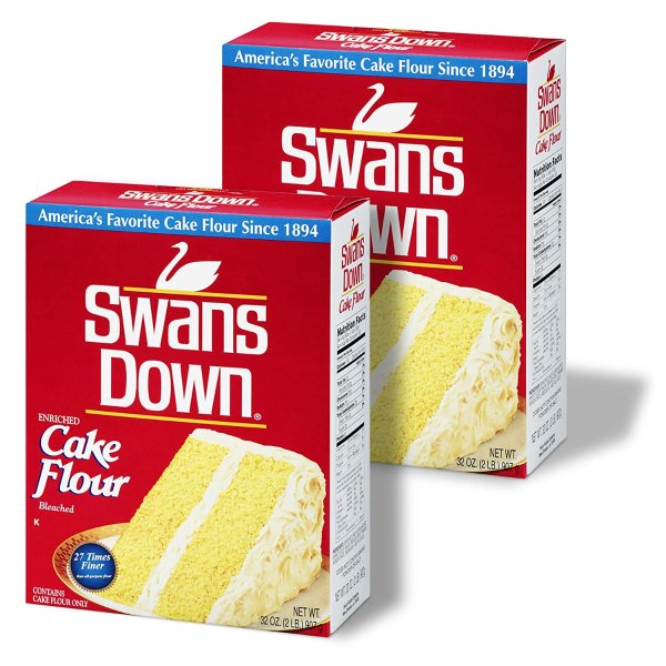 Swans Down 低筋蛋糕粉 2磅装 2盒