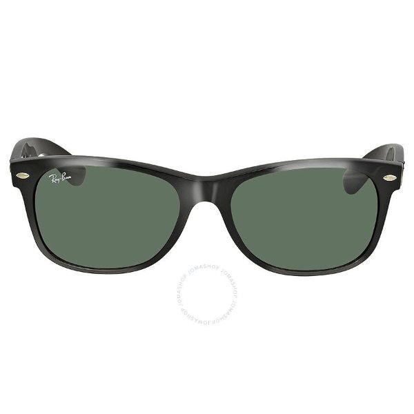 New Wayfarer Black 55mm Sunglasses
