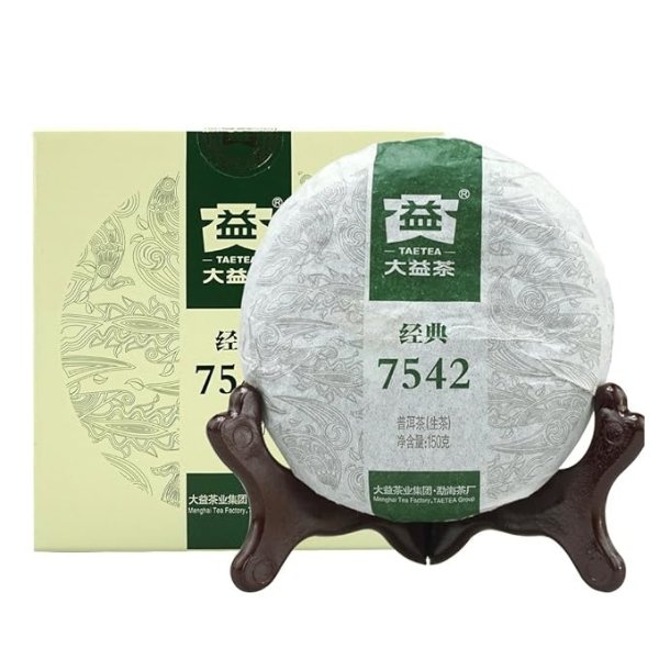 TAETEA Classic 7542 Organic Black Tea Raw PU'ER TEA 150 Grams