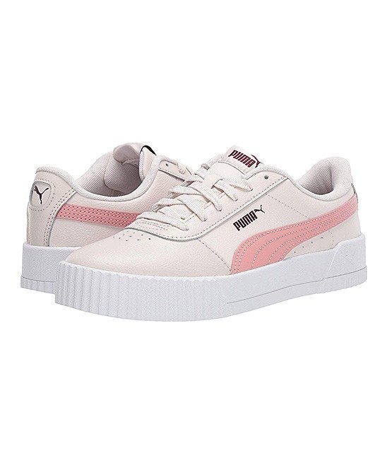Bridal Rose & Pastel Parchment Carina Leather Sneakers - Women