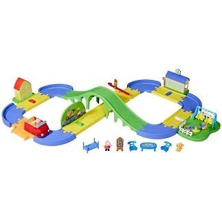 All Around Peppa's Town Set with Adjustable Track