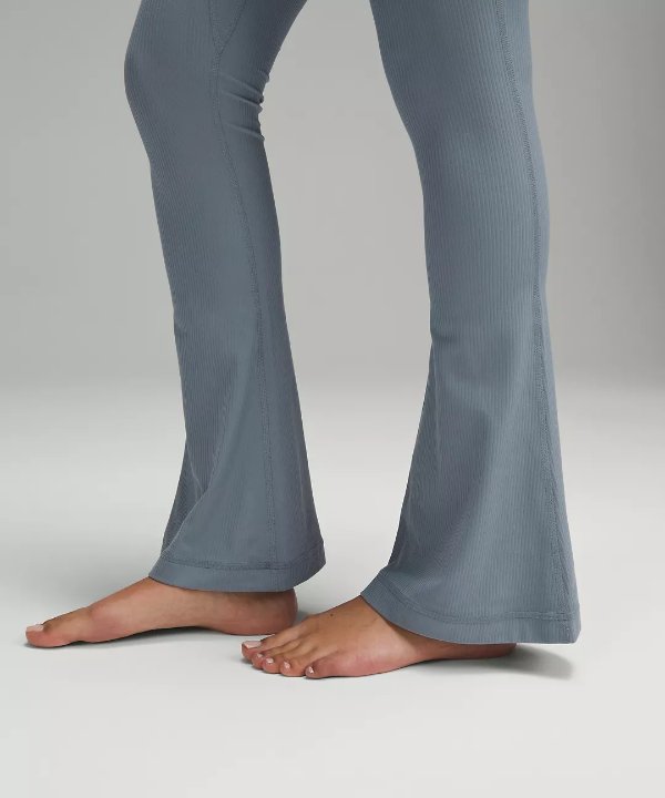 Align™ High-Rise Ribbed Mini-Flared Pant Extra Short