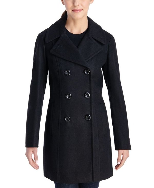 Double-Breasted Peacoat, Created for Macy's