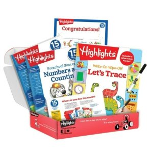 Highlights 一年级Preschool/K儿童学习阅读订阅盒优惠