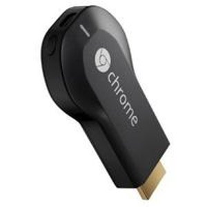 Google Chromecast HDMI流媒体播放器 + 送 $20 Google Play credit
