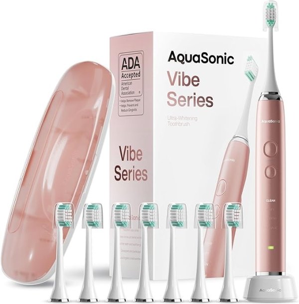 Aquasonic Vibe系列美白电动牙刷套装