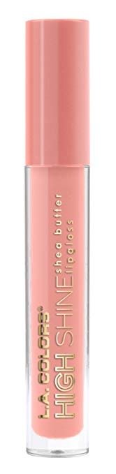 L.A. Colors High Shine Shea Butter Lip Gloss, Baby Cakes, 0.14 Ounce