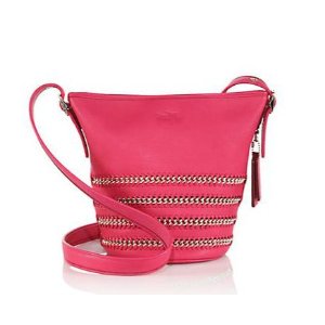 COACH Mini Whipstitched & Chain-Accented Crossbody Bag