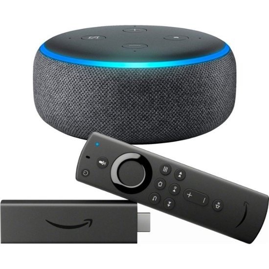 Amazon - Fire TV Stick 4K Streaming Media Player with Alexa Voice Remote & Echo Dot (3rd Gen) - CharcoalAmazon - Echo Dot (3rd Gen) - Smart Speaker with Alexa - CharcoalIncluded FreeAmazon - Echo Dot (3rd Gen) - Smart Speaker with Alexa - CharcoalAmazon - Echo Dot (3rd Gen) - Smart Speaker with Alexa - CharcoalAmazon - Echo Dot (3rd Gen) - Smart Speaker with Alexa - CharcoalAmazon - Echo Dot (3rd Gen) - Smart Speaker with Alexa - Charcoal