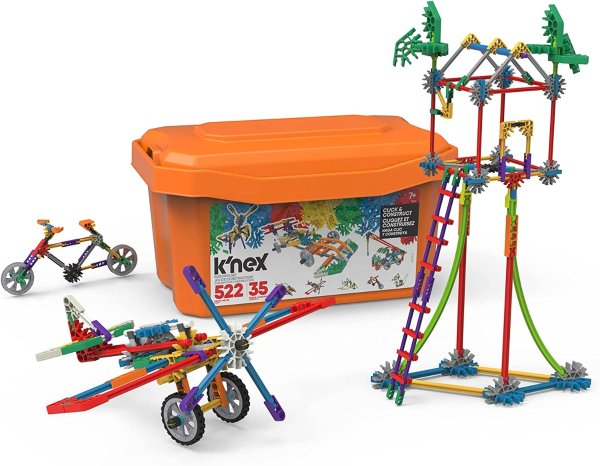 Imagine - Click & Construct Value Building Set - 522Piece - 35 Models - Engineering Educational Toy Building Set
