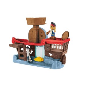 Fisher-Price费雪迪士尼杰克和梦幻岛海盗玩具船
