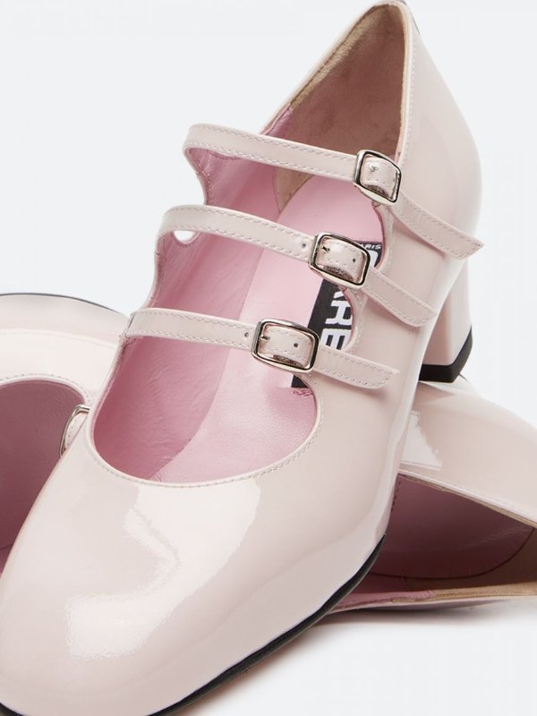 KINA Pink patent leather mary janes | Carel Paris Shoes