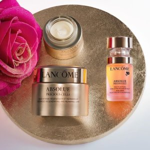 Lancome 护肤美妆促销 收玫瑰美容液、新款菁纯系列