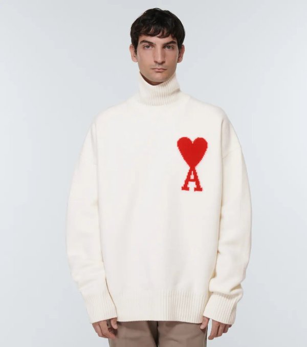 Ami de Coeur virgin wool turtleneck sweater