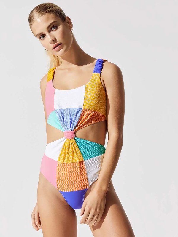 Barbuda Swimsuit One Piece in Island Hopping Multi