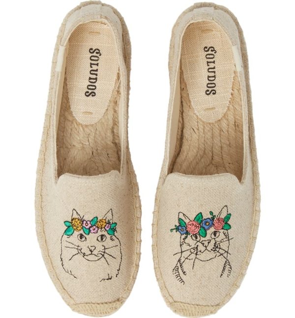 Embroidered Espadrille