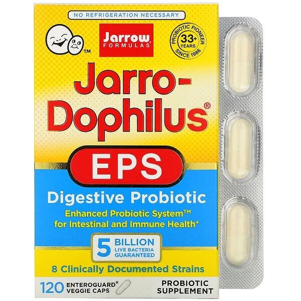 Jarrow Formulas Jarro-Dophilus EPS素食胶囊 120粒