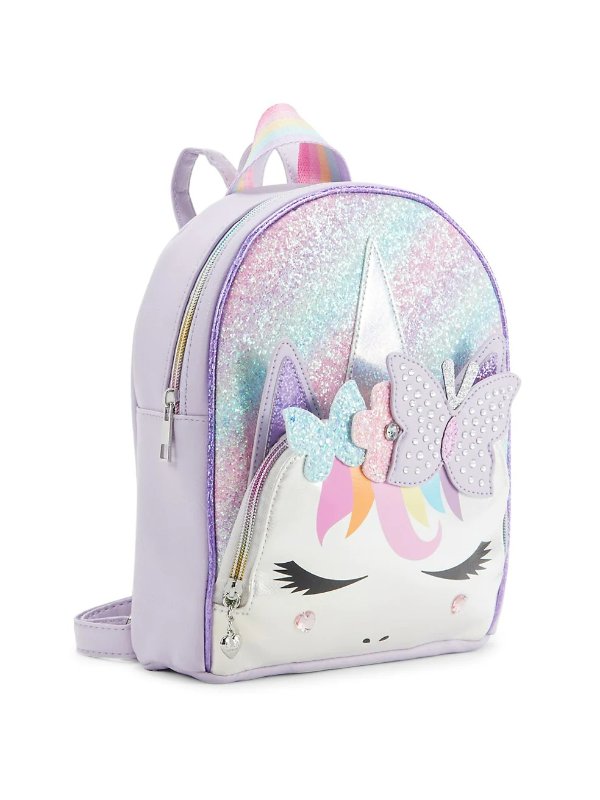 ​Kid’s Groovy Gwen Unicorn Ombre Glitter Backpack