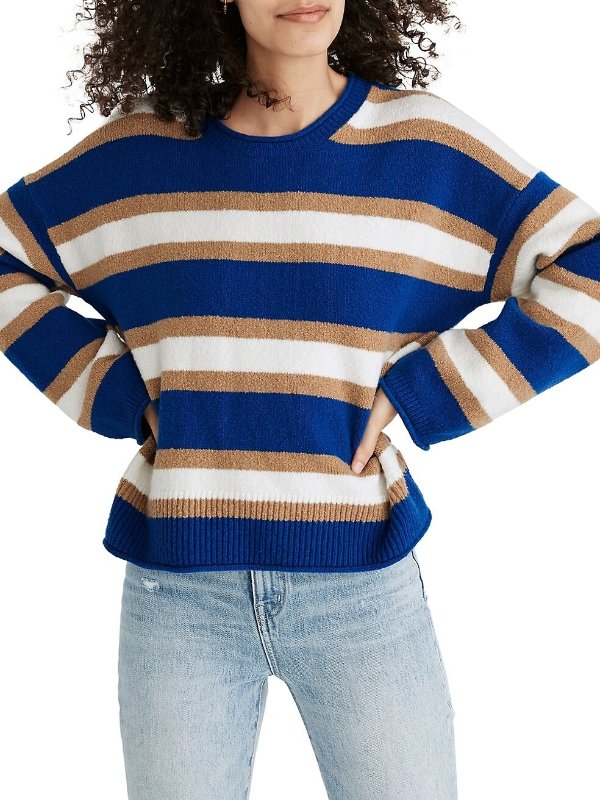 Halo-Striped Belmore Sweater