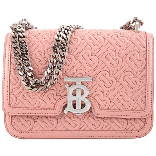 Pink Small Quilted Monogram单肩包