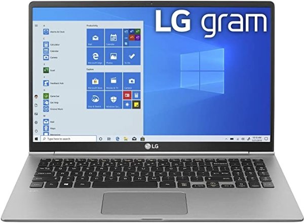 Gram Laptop - 15.6" Full HD IPS, Intel 10th Gen Core i5 (10210U CPU), 8GB DDR4 2666MHz RAM, 512GB NVMeTM SSD, Up to 21 Hours Battery, Intel UHD Graphics - 15Z995-U.ARS6U1 (2020)
