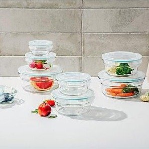 16-Piece Round Shape Glass Food Storage Set - Sam's Club