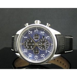Seiko Solar Chronograph Blue Dial Stainless Steel Men's Watch SSC209 