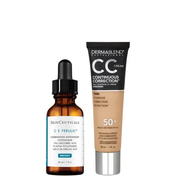 and Dermablend Anti-Aging Brightening Duo with Vitamin C and Niacinamide (Various Shades) (Worth $208.00)
