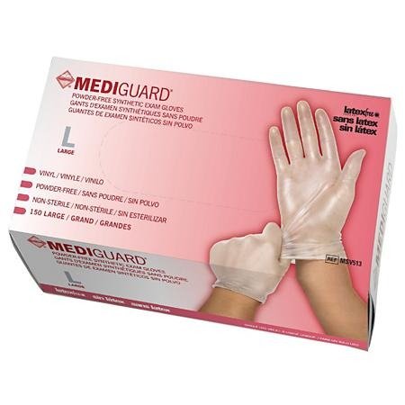 Vinyl Synthetic Exam Gloves, Large, 10 boxes - 150 ct. each - Sam's Club
