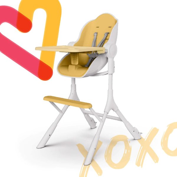 Cocoon Z High Chair | Lounger - Lemonade Yellow