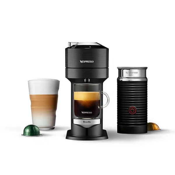 ® Vertuo Next Premium Coffee & Espresso Maker by Breville w/ Aeroccino Milk Frother