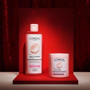 L'Oréal Paris 美妆护肤精选，小钢笔唇釉￥58，玫瑰卸妆乳补货