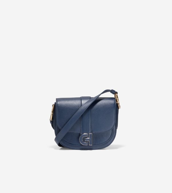 Essential Mini Saddle Bag in Blue | Cole Haan