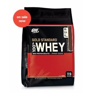 Optimum Nutrition 100% Whey Gold Standard 巧克力/香草味蛋白粉（8磅装）