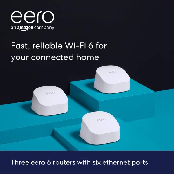 Eero 6 mesh Wifi 路由器 3个装
