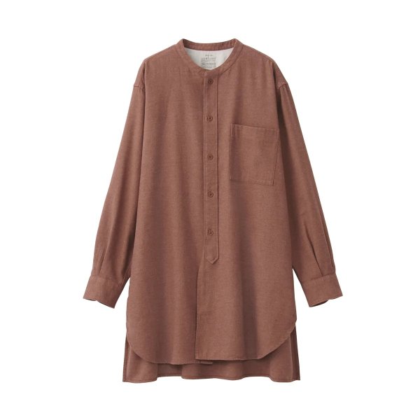 Unisex Organic Cotton Flannel Middle Length Shirt