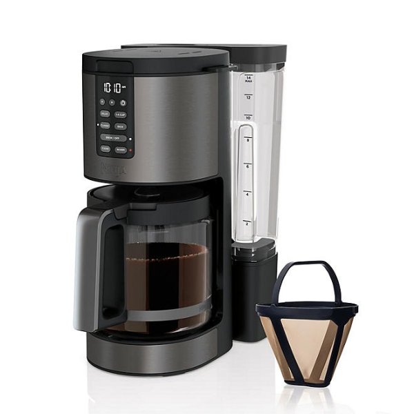 Programmable XL 14-Cup Coffee Maker PRO, Black Stainless Steel