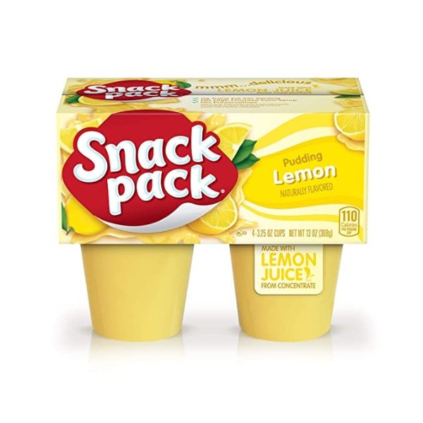 Snack Pack 柠檬味布丁杯 48杯
