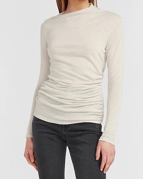 X You Ruched Long Sleeve Tee