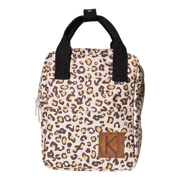 Beige Mini Leopard Backpack | AlexandAlexa