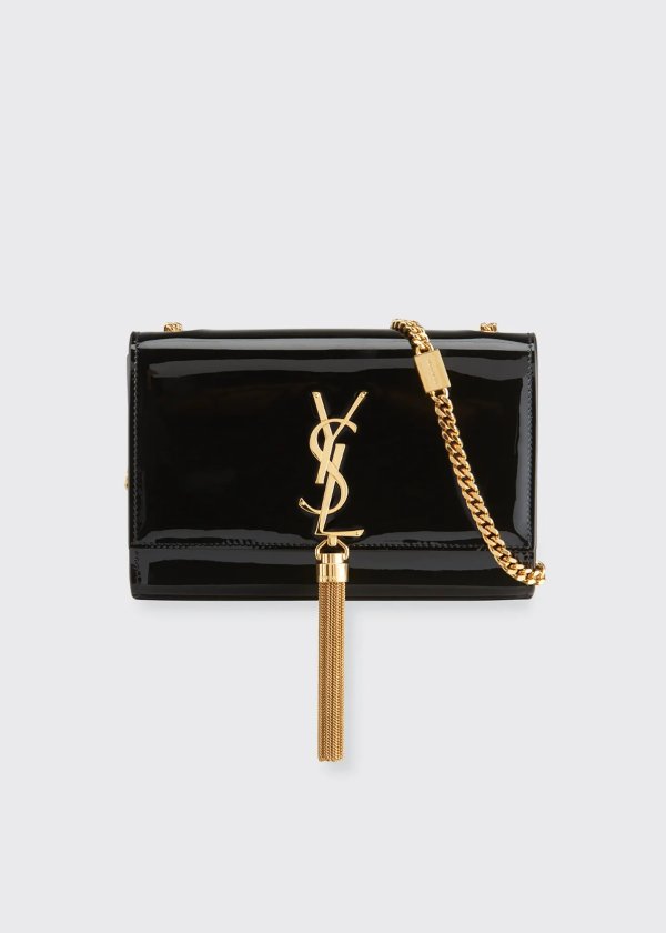 Kate Small YSL Monogram Glossy Crossbody Bag