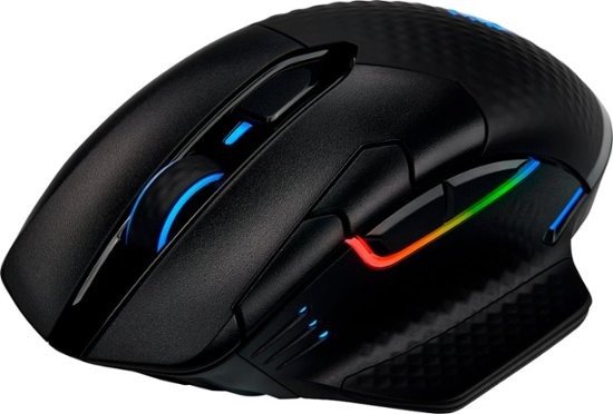 - DARK CORE RGB PRO SE Wireless Optical Gaming Mouse with Slipstream Technology and Qi Wireless Charging - Black